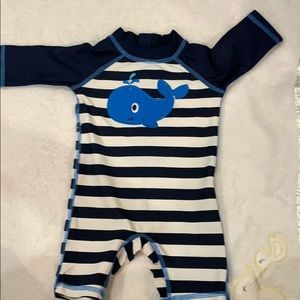 Baby boy swim rash guard